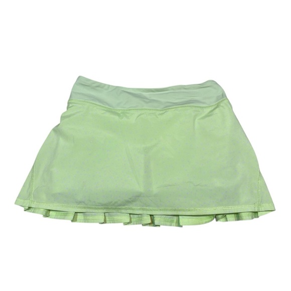 Lululemon Run: Pace Setter Skirt Petit Dot Faded Zap / Faded Zap Size 4 - Picture 4 of 8